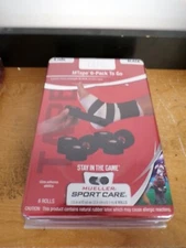 NEW MUELLER SPORT CARE 430102 MTAPE ATHLETIC TAPE 6 ROLLS 1.5" X 10YD EACH BLACK