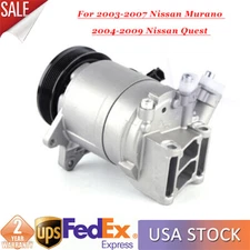A/C Compressor & AC Clutch Assembly For Nissan Murano Quest 3.5L 2004 2005-2007