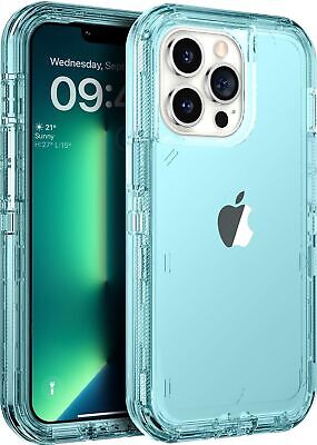 ORIbox for iPhone 13 Pro Max/12 Pro Max Case Blue, [10 FT Military Grade 