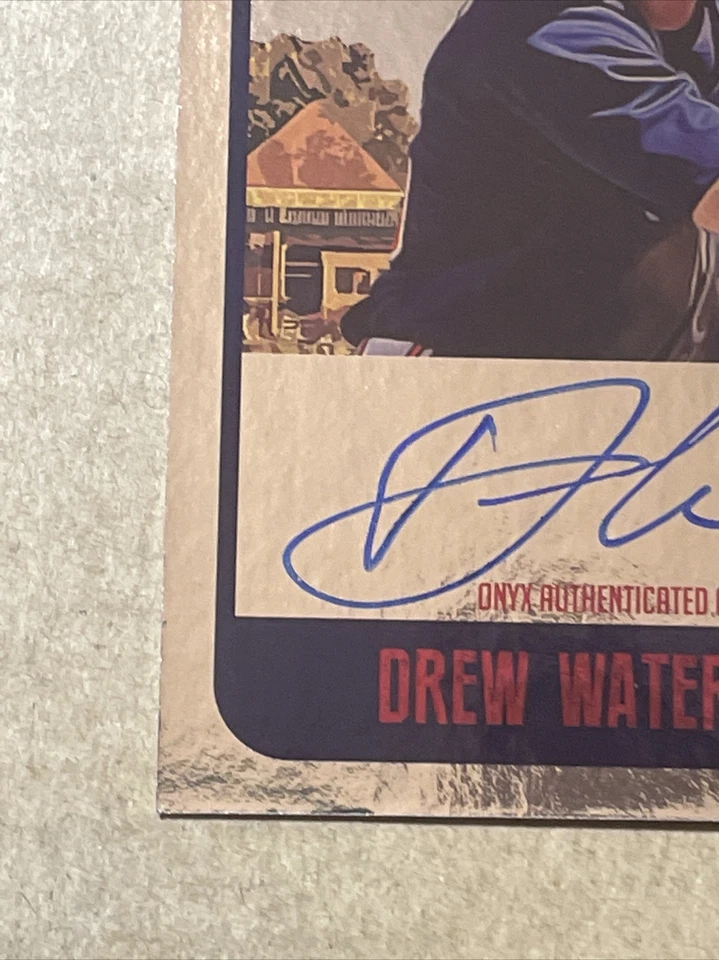 2020 Onyx Nimbus DREW WATERS Silver Parallel AUTO #/325 Atlanta Braves Autograph - Image 4 of 4