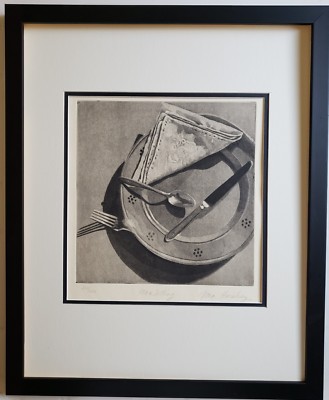 NONA HERSHEY Associated American Artists Pencil SIGNED Aquatint Ltd. Edition AAA