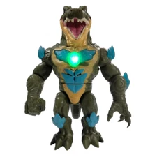 Beast Lab Dino Creator Raging Raptor Figure RARE HTF Color Lights Sound Work