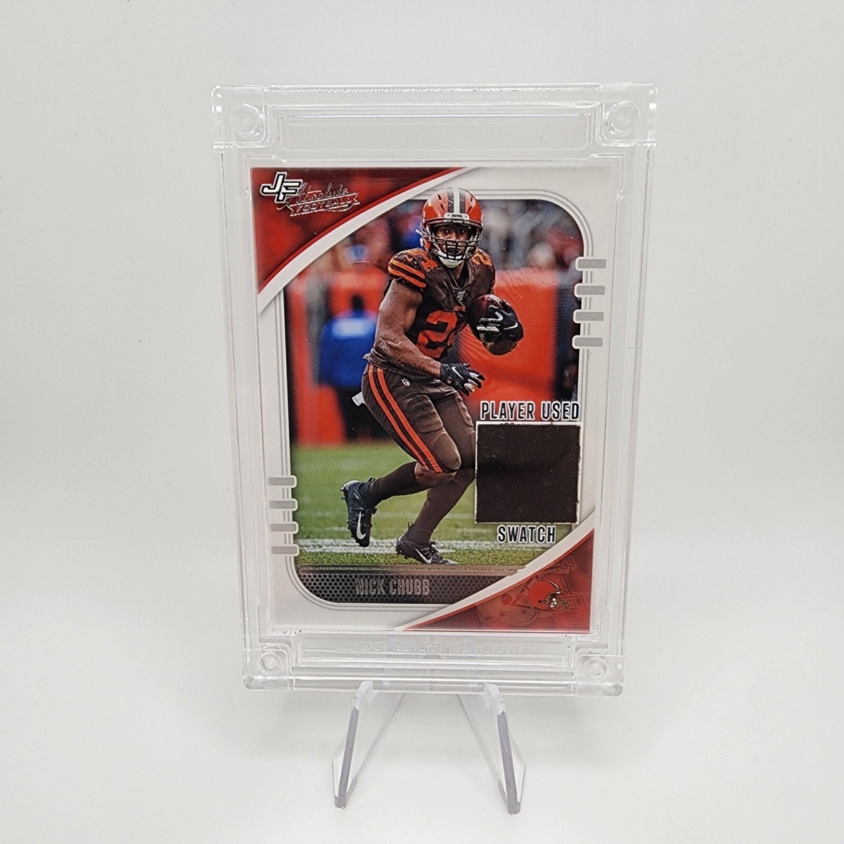 2020 Panini Absolute #30 - Nick Chubb Browns JERSEY FUSION 2022