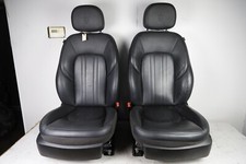 2017-2020 Maserati Ghibli Front Left Right Complete Seat Black Leather Oem