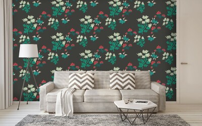 3D Green Branch 6186NA Wallpaper Wall Mural Removable Self-adhesive Fay