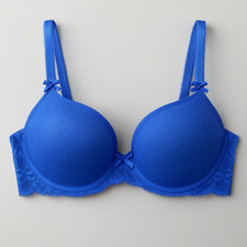 E et D S60017 Lightly Padded Bra set with Diamond Stitch and Lace Trim