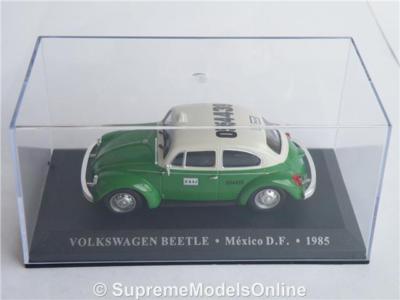 VOLKSWAGEN VW BEETLE MEXICO TAXI CAR 1985 1/43RD GREEN COLOUR