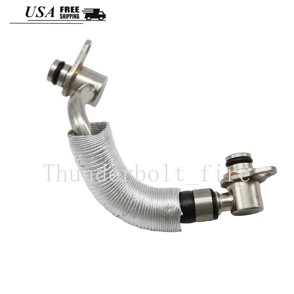 2Pcs Turbo Charger Coolant Return Hose Line For BMW X3 Z4 X5 228i 320i 428i 528i - Изображение 2 из 4