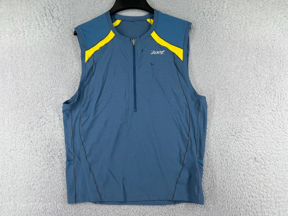 Zoot Sport Cyclisme Running Gilet Bleu Homme Grandes Poches Zoot Sport Cyclisme Running Gilet Bleu Homme Grandes Poches
