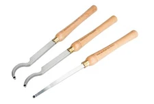 VMTW Mini Three Piece Lath Tool carbide Tip Hollowing set for wood turning