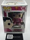 Box Damaged!! Dc:Breast Cancer Awareness - Superman Funko Pop! Vinyl W/Protector