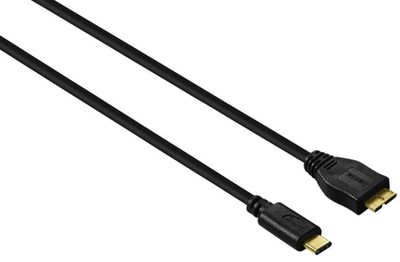 Hama USB-C-Kabel 3.1 Gen 1 USB-C-Stecker auf Micro-USB 0,75m 5Gbit Datenkabel