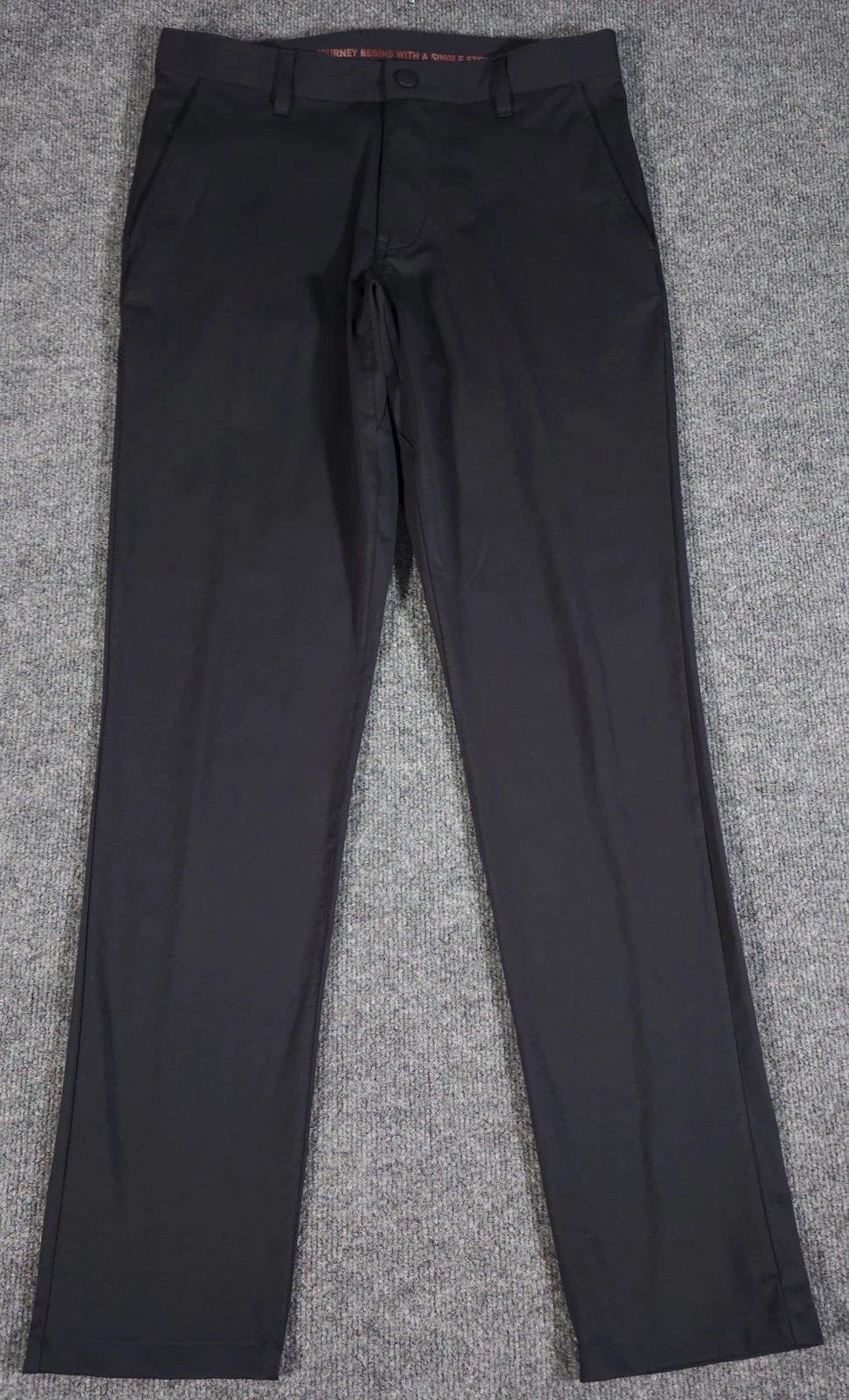 Rhone Commuter Pants Men 32x32 Black Slim Tech Golf Chino 100036