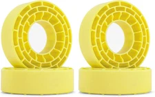 INJORA Silicone Rubber Inserts for 62-64mm*24mm 1.0" Tires(Large Large Yellow 