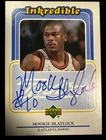 1999-00 Upper Deck Retro Inkredible Mookie Blaylock Autographed Card