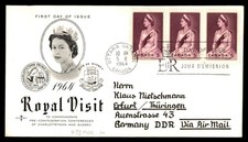Mayfairstamps Canada FDC 1964 royal visit rose craft First Day Cover aaw_24191
