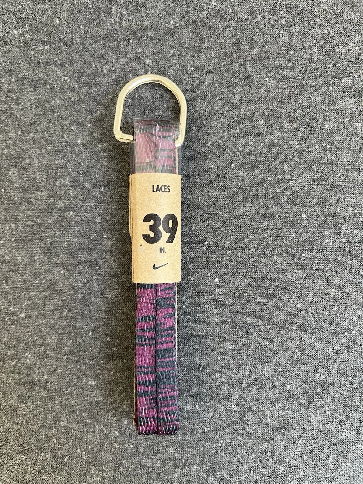 NUOVI lacci unisex Nike 39" pollici colore piatto onda nero rosso lampone 92471