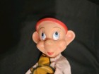 Vintage 1960's WD Dopey Hand Puppet by Gund Vinyl Head Made in Hong Kong — photo 4