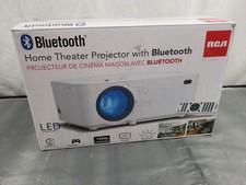 New RCA HOME THEATER Bluetooth PROJECTOR RPJ104B 2200 Lumens 1080p Remote Bundle