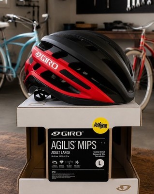 Giro AGILIS MIPS Large MATTE BLCK/BRIGHT RED