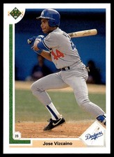 1991 Upper Deck Jose Vizcaino Los Angeles Dodgers #580