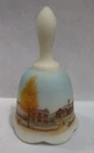 Hand Painted Custard Fenton Bell 6"
