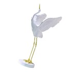 2 PCs Wohnzimmer Crane Ornament Moderne Licht Luxuskran Dekoration Harz