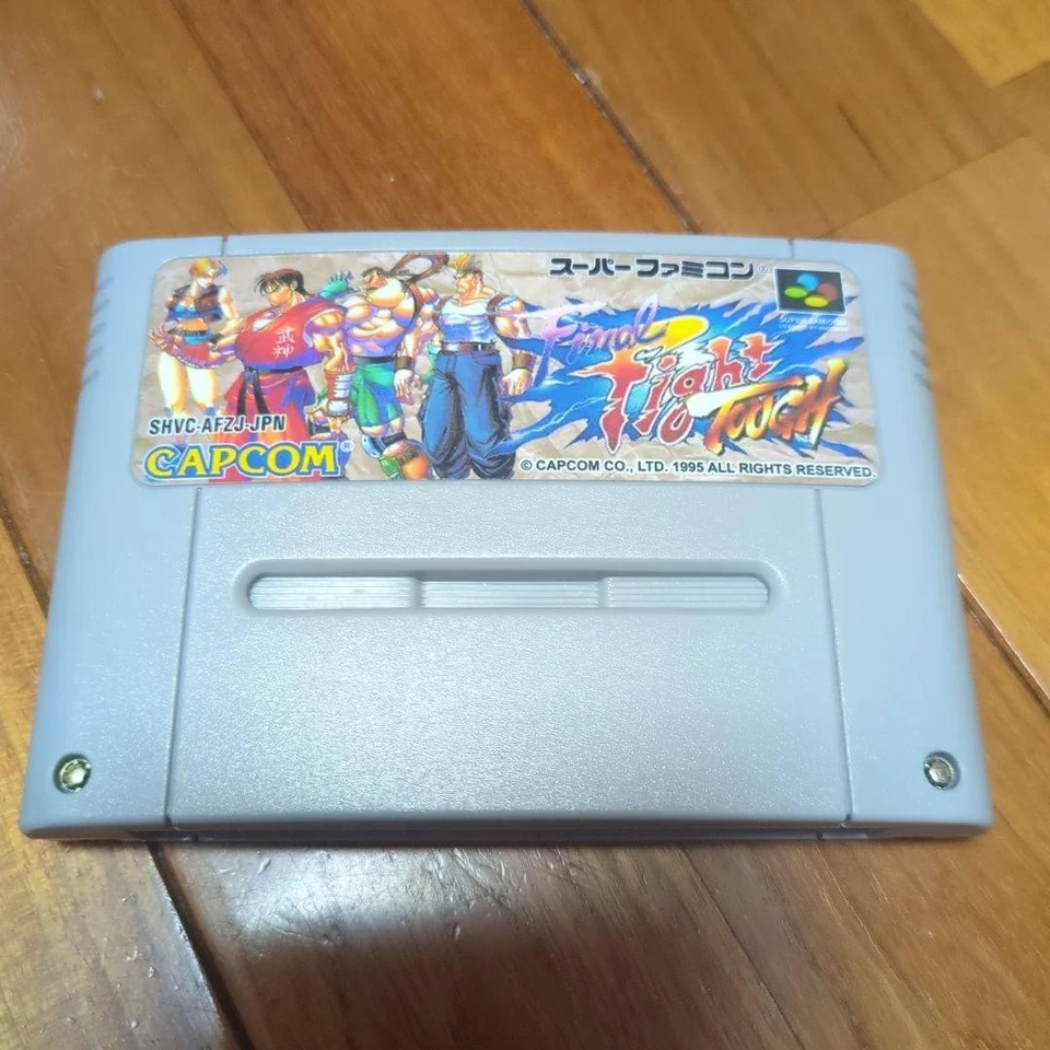 Final Fight 1 2 Tough SNES Set Japanese Version CAPCOM Super Famicom Lot - Image 3 of 4