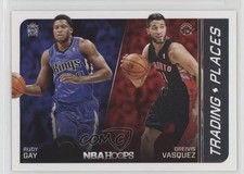 2014-15 NBA Hoops Trading Places Rudy Gay Greivis Vasquez #19 0w8