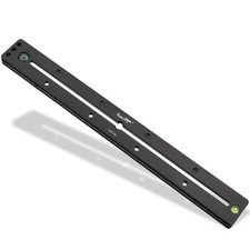 HQR350 350mm Dual Dovetail Long Quick Release Extender Rail Sliding Plate