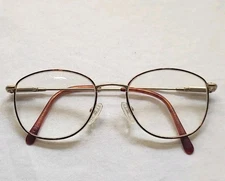 Gant Direction Tor Marine G-308 Gold Round Metal Full Rim Frames 52-18 