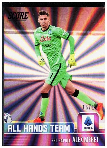 Alex Meret All Hands Team Purple Lasers /15 2022-23 Panini Score Serie A