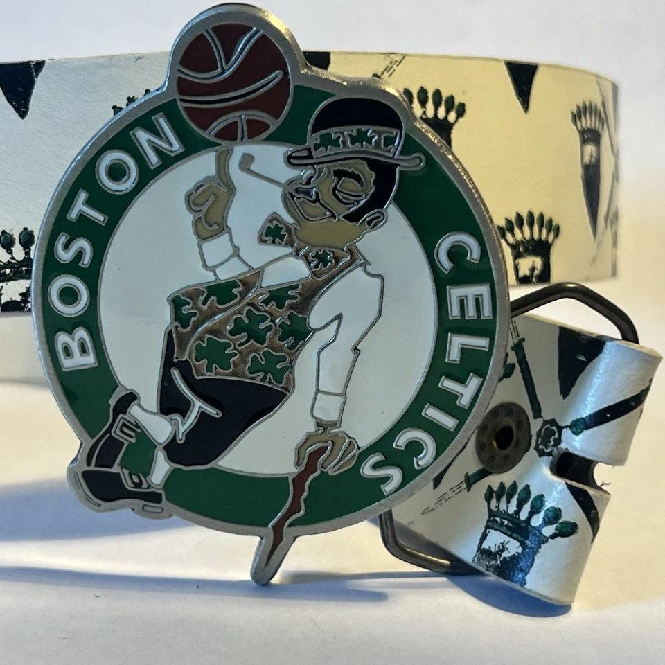 Hebilla de cinturón del equipo de baloncesto Boston Celtics NBA Foto 3 de 4