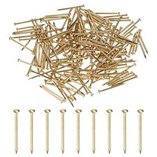 200 St&uuml;ck kleine Messingn&auml;gel f&uuml;r Hardware, 1,2mm x 20mm mit Rundkopf