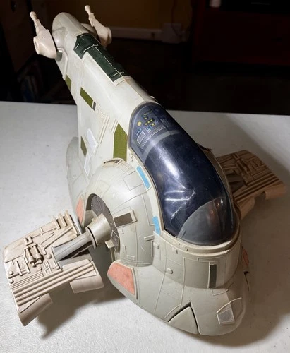 Vintage 1981 Star Wars SLAVE 1 Boba Fett Ship Kenner, Lucas Films Partial Set