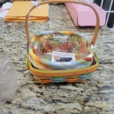 2011 LONGABERGER SUMMER LOVIN Coaster basket combo new