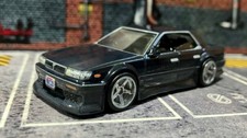 CUSTOM Nissan Laurel C33 • Chrome Real Riders • Hot Wheels Premium • JDM • HTF