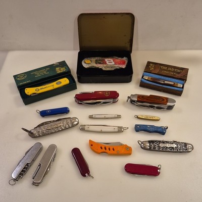 VINTAGE SCHRADE, MOORE MAKER POCKET KNIFE LOT