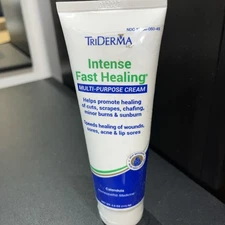 TriDerma Intense Fast Healing Cream Multi-Purpose for Face & Body 4 oz Tube