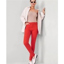 NWT Old Navy Auburn Red High-Waisted Pixie Skinny Pants Size 8