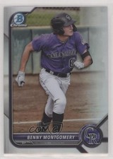 2022 Bowman Chrome Prospects Refractor 227/499 Benny Montgomery #BCP-227 2l4