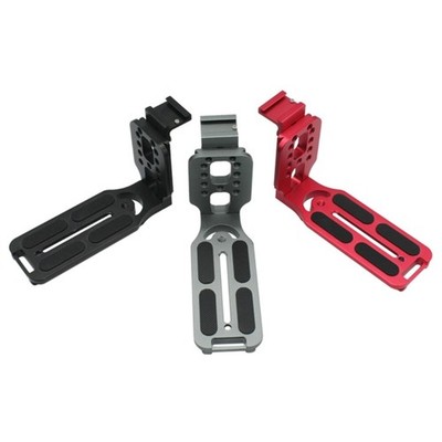 Sturdy L Shape Camera Bracket Holder Quick Release Plate Feature Adjustable Base