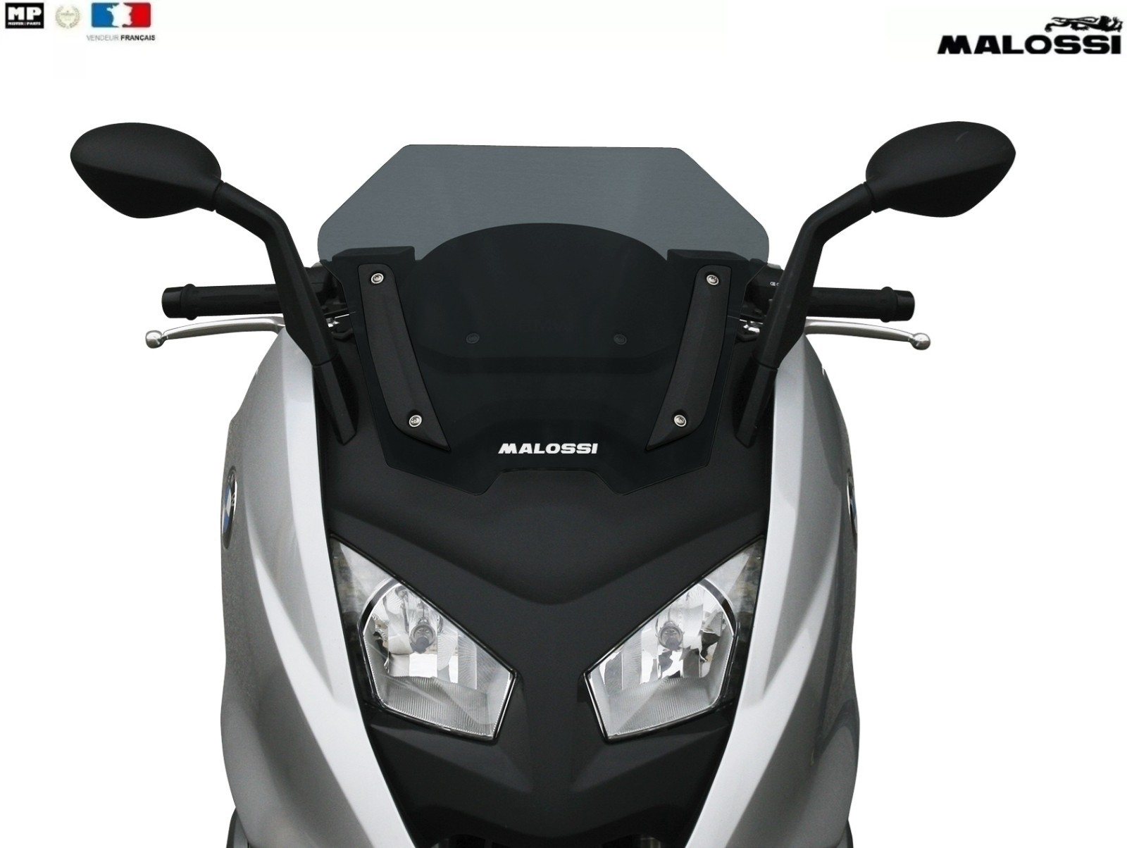 Bulle MHR fumée réduction des turbulences BMW C600 Sport