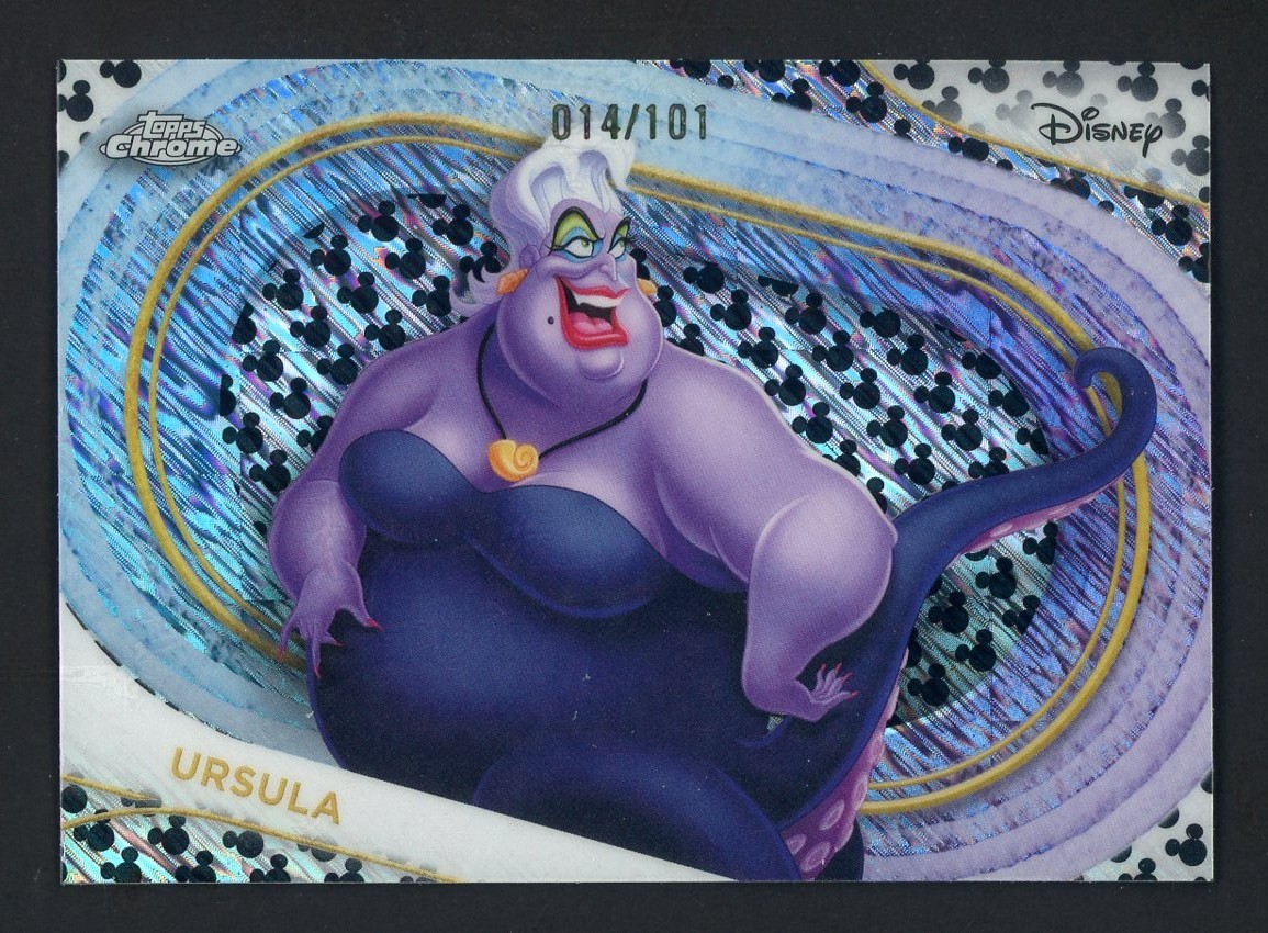 Ursula 2025 Topps Chrome Disney #DI-29 Disney Icons Price Guide