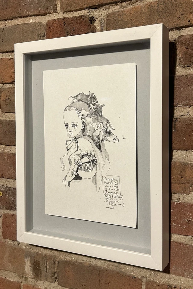 HERAKUT • Dibujo a lápiz original • Érase una vez, 2014 Foto 2 de 4