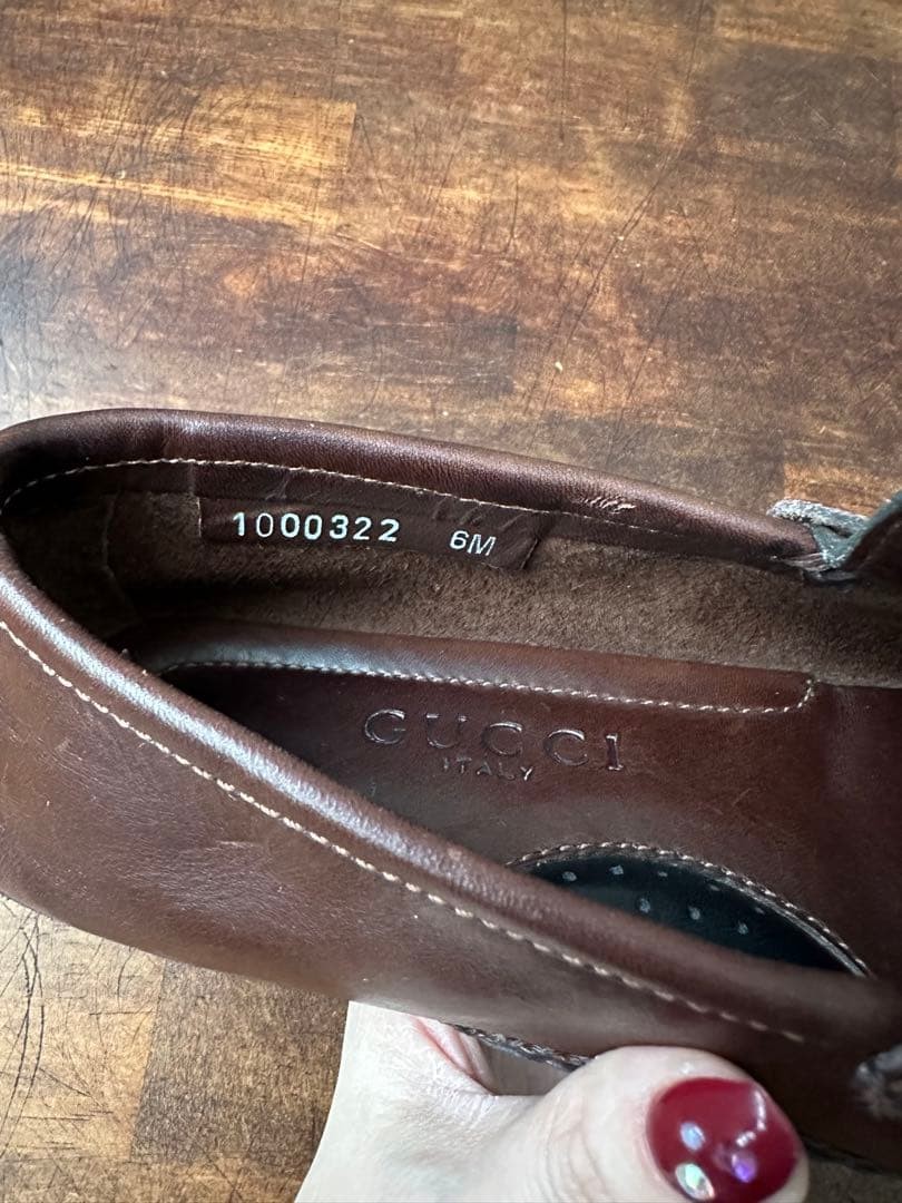 GUCCI Women's Loafers Horsebit Leather Brown EU36/US6 120234c thumbnail 15