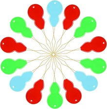 Fteven Needle Threaders, 30Pcs Sewing Needle Threader Gourd Shaped, Embroidery N