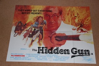 THE HIDDEN GUN (aka LE VIEUX FUSIL) (1975) ORIG. UK QUAD POSTER FINE COND.