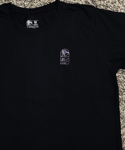 T-shirt donna nera Taco Bell Classic Bell Logos divisa dipendente M - Foto 3 di 5