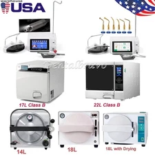 18L/22L Dental Autoclave Steam Sterilizer Class B /Piezo Surgery Bone Cutter